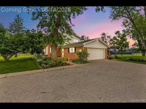 4925 S Huron River Dr, Berlin Township, MI home video tour