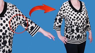 How to fix big armhole problems - amazing sewing tips!