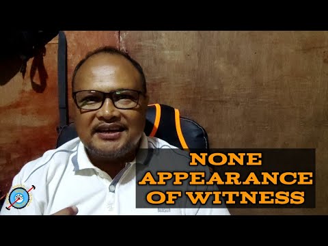 Video: Paano Ipatawag Ang Mga Testigo Sa Korte