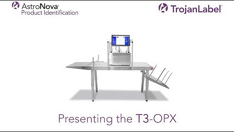 Meet the TrojanLabel T3-OPX Direct to Package Printer