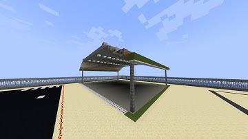 Military Airplane Shelter- Tip or Tutorial- Minecraft military builds part 1