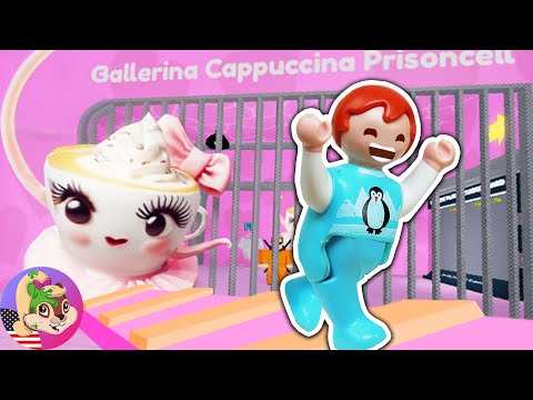 BALLERINA CAPPUCCINA in prison?🩰☕ Emma has to escape!😱 Roblox Obby | Playmobil Family Bird