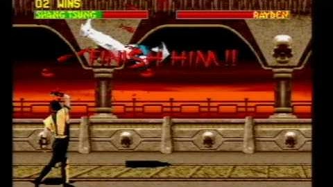 Mortal Kombat 2 On SEGA Mega Drive (Genesis) Part 1 (Shang Tsung Playthrough)