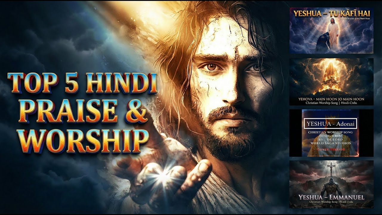 Top 5 Christian Hindi Praise & Worship Songs | Christian Worship Playlist | #yeshumasih