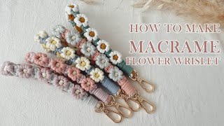 DIY Tutorial | Macrame Flower Wristlet DIY VLOG 007