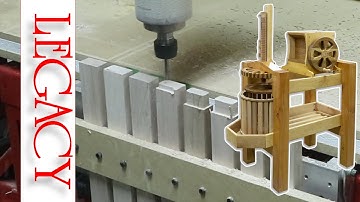 4x8 CNC Router Wood CNC Projects: Apple Press (4 Of 6)