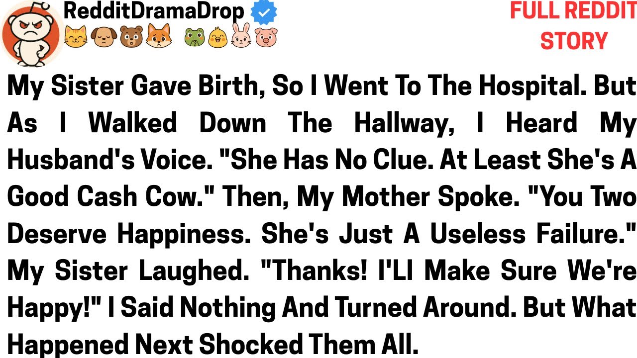 My sister gave birth, so I went to the hospital, but as I walked down the hallway, I heard..