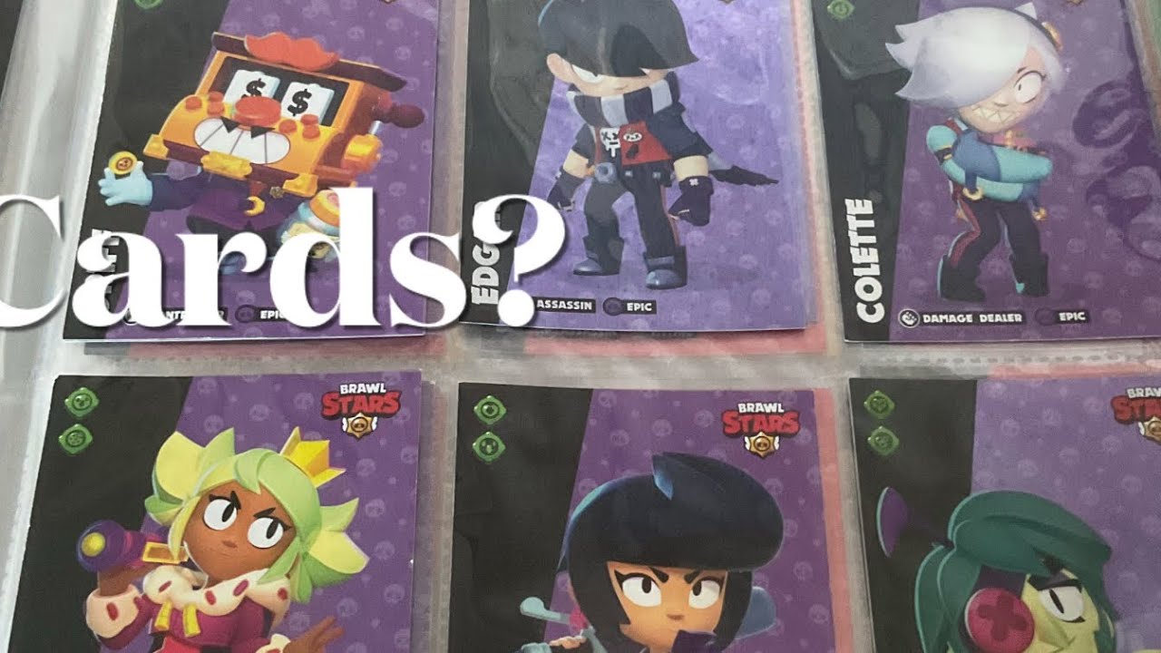 I bought the brawl stars trading cards…