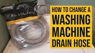 How To Change A Washing Machine Drain Hose Easy
