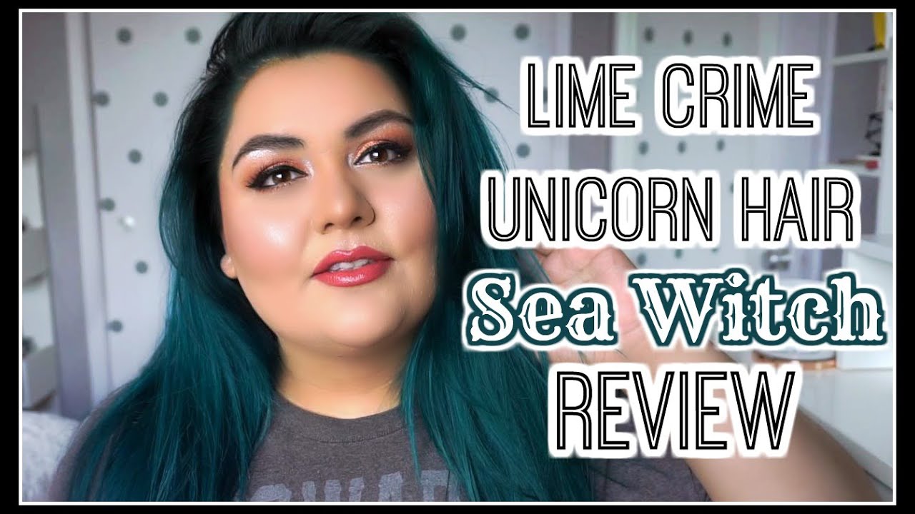 2. "Lime Crime Unicorn Hair Dye - Sea Witch (Blue/Green)" - wide 6