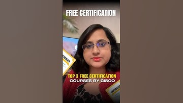 ✅Top 3 Free certification courses by CISCO #CISCOcertification #NetworkingSkills #techtraining