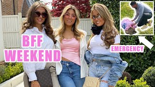 My BFF Weekend, Girls, London and a Crazy Emergency Vlog! | Rosie McClelland