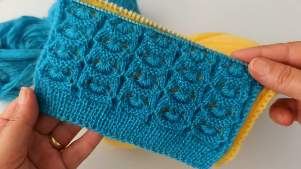 İki Şiş Gösterişli Örgü Modeli /Yelek Hırka Örgü Modelleri