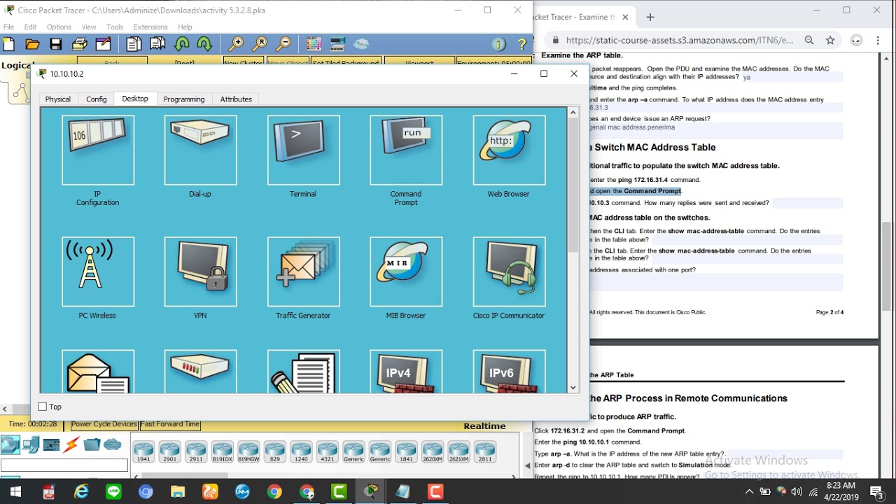 5 3 2 8 Packet Tracer Examine The ARP Table ProdiTIUMB YouTube
