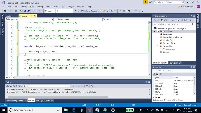 C++ Command Line Argument Processing