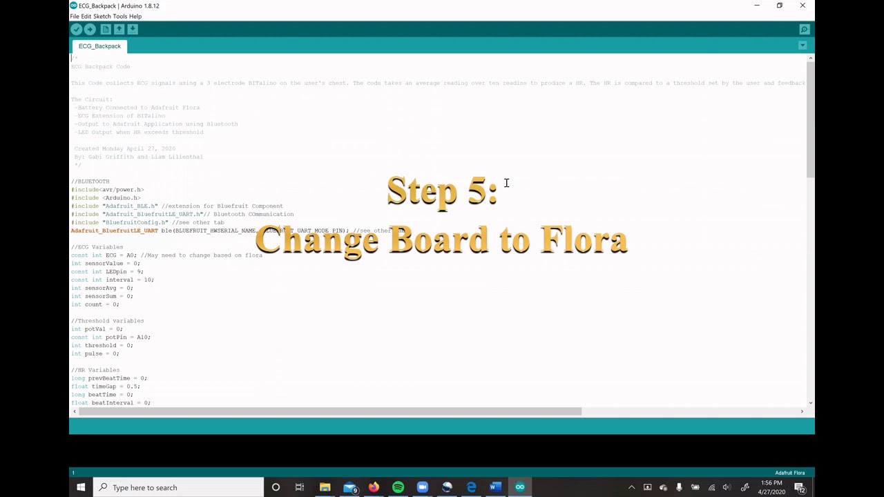 Downloading ECG Backpack Code From Github