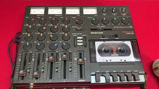 Tascam Porta One playing some Japanese track. Wow-Copyright claim on the music- Weak!