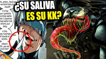 ¿Por qué la saliva de Venom es verde?