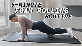 5 Minute Step by Step Full Body Foam Rolling Routine | Uncovering my DNA with Dante Labs