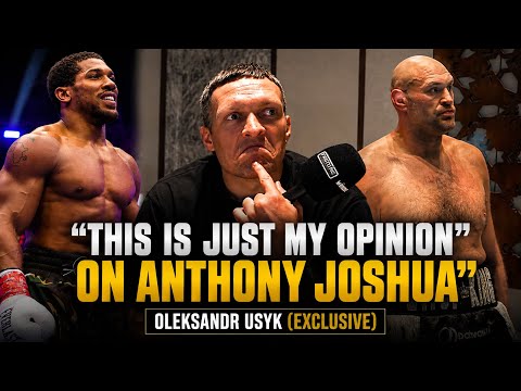‘THIS IS MY OPINION ON ANTHONY JOSHUA & TYSON FURY” Oleksandr Usyk BRUTALLY HONEST ON CRAZY 24 HOURS