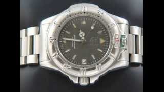 TAG Heuer 4000 Full size Man Stainless steel with a grey dial WF1111-0