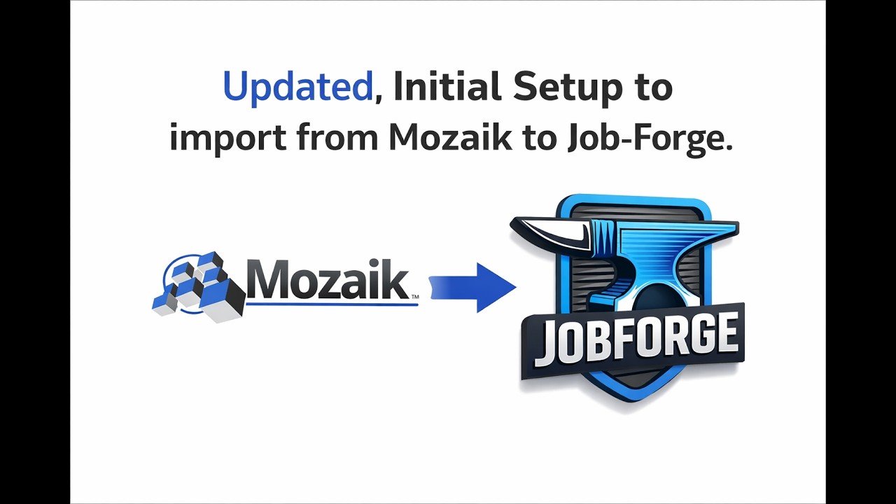 Job-Forge Initial Setup Updated - YouTube
