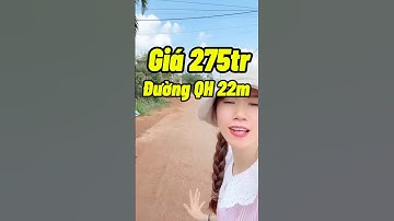 Đất Daklak giá rẻ có thổ cư. 275tr khu đông dân có sổ sẵn. #daklak