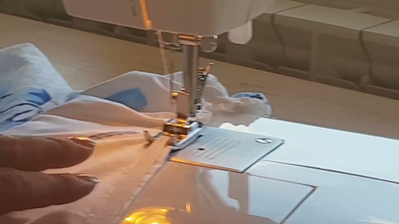 Cum se coase elasticul la cersaf