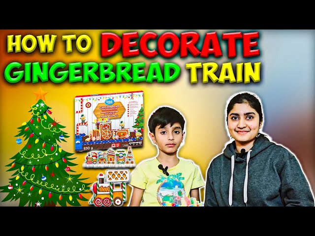 Gingerbread Train | Kids Christmas Fun  | Kid's Review and Playtime Fun class=