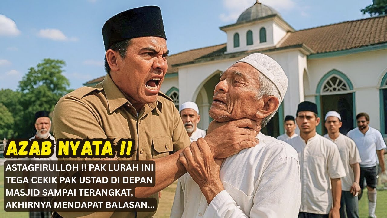 VIRAL !! LURAH ANGKUH CEKIK USTAD DI DEPAN JEMAAH, Balasannya Datang dari Arah Tak Disangka-sangka