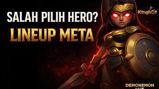 HERO LINEUP TERBAIK KINGSHOT | Solo • Rally • Defense (Widget Dijelaskan!) screenshot 4
