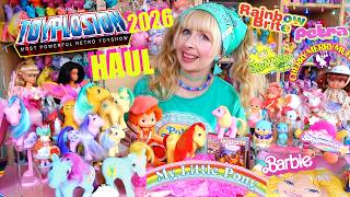 TOYPLOSION 2026 🌟HAUL🌟 vintage 80s 90s girls toys - G1 My Little Pony Petra Shimmers Glo Friends