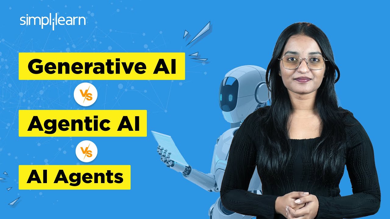 Generative AI Vs Agentic AI Vs AI Agents | Difference Between Agentic AI, Generative AI & AI Agents