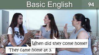 Lesson 94 👩‍🏫Basic English with Jennifer🎓Irregular Verbs in the Simple Past screenshot 5