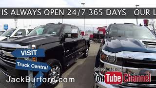 LOOK at Truck Central's Chevy Silverado Duramax Row at Jack Burford Chevrolet