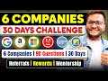 Goldman sachs  6 companies 30 days challenge 2024   referrals