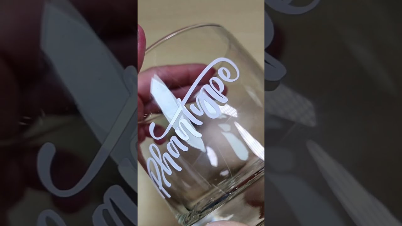 Quick And Easy Glassware Labeling | Vinyl Lettering