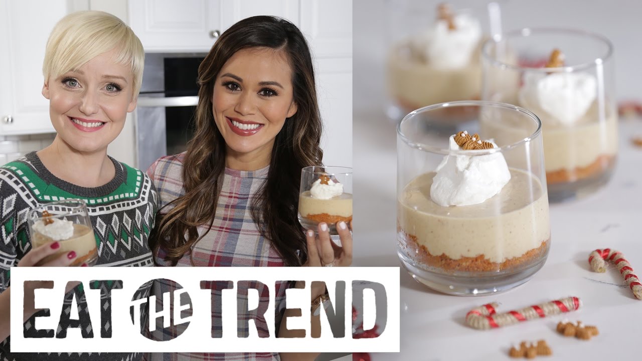 No-Bake Gingerbread Cheesecake With The Domestic Geek | Eat the Trend | POPSUGAR Food