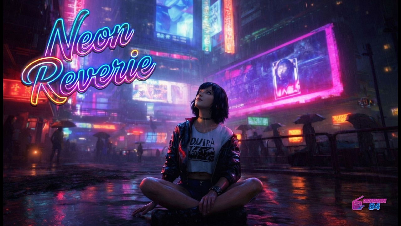 Neon Reverie | Cyberpunk Ambient Music for Focus & Night Driving (1.5H)