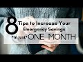 How to Increase an Emergency Savings by *$500 to $1,000* in Just One Month ⎟FRUGAL LIVING TIPS