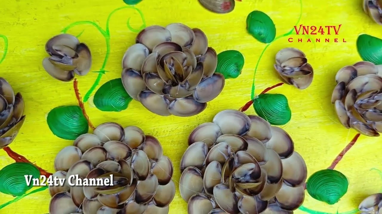 LÀM TRANH SÁNG TẠO TỪ VỎ HẾN | Vn24tv Channel