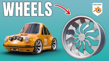 The Easiest Way to Model a Car Wheel in Blender: Hard Surface Techniques