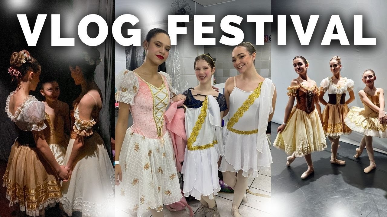 VLOG DA ESTREIA DE SOLOS E VARIAÇÕES EM FESTIVAIS DE DANÇA - Muito Ballet e Contemporâneo também!
