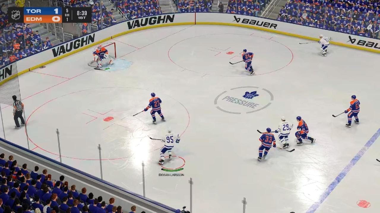 NHL25 PS5 Leafs @ Oilers full gameplay - YouTube