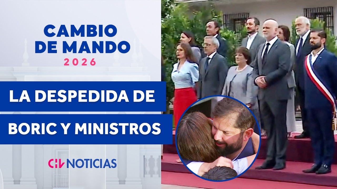 SU ÚLTIMA FOTO: Gabriel Boric se despidió de sus ministros en cambio de mando - Contigo en la Mañana