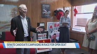 Illinois U.S. Senate candidate campaigns in race for open seat