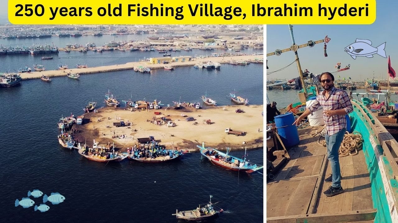 250 years old Fishing village of Karachi | Ibrahim Hyderi Commercial fishing Documentary