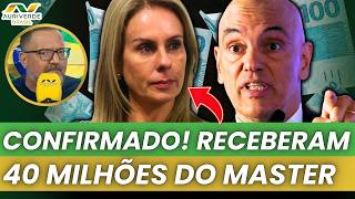 Banco Master transferiu R$ 40 milhões a escritório da família de Alexandre de Moraes em 2024