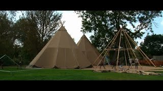 Time Lapse Tipi's for Davestock 2014
