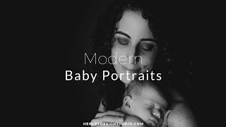 Modern Baby Portraits | Black and White Newborn Photography screenshot 3